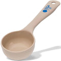 Carlisle FoodService Products 3 Oz Solid Portion Control Spoon – Short Handle Measuring Spoon – Beige Polymer Foodservice Spoon for Commercial Kitchens, (Pack of 12)