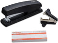 Staples Desktop Stapler, 20-Sheet Capacity, Staples Included, Black, 24/Carton
