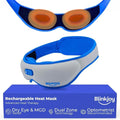 Blinkjoy Rechargeable Heated Eye Mask for Dry Eyes – Cordless Warm Compress for MGD, Styes & Eye Strain – Optometrist Recommended for Dry Eye Relief