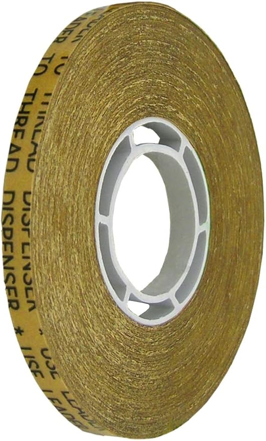 ATG Transfer Gun Double Side Refill Tapes, Reverse Wound Adhesive Transfer Tape Acid Free Gold Paper Liner ATG-7502, 3/4" X 36YD Pack of 12