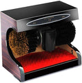 Shoe Polisher Machine Automatic Sensor Shoe Shine Kit Clean Brush | Automatic induction shoe polisher machine with 1400 rpm motor, titanium panel, and MDF body. Compact shoe shine machine