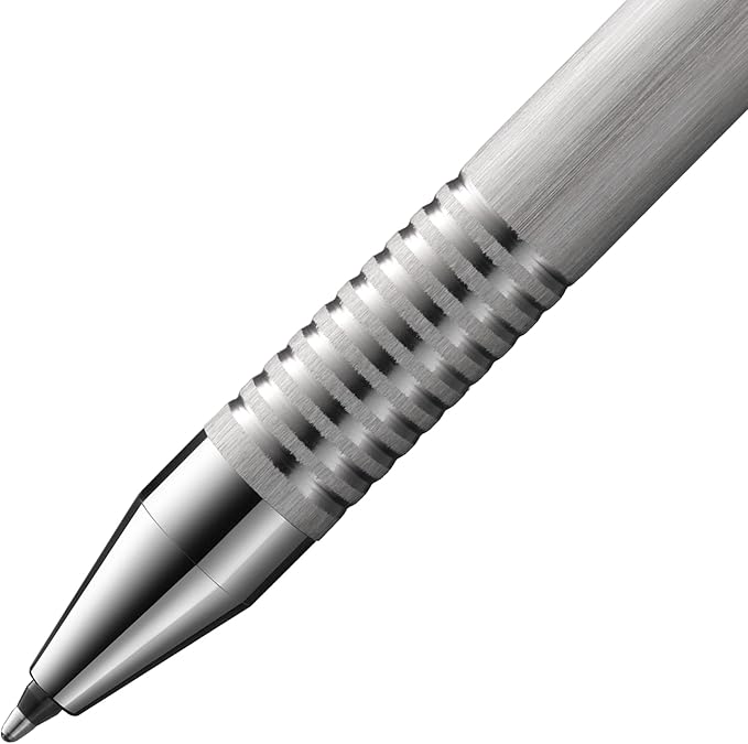 LAMY L606 Ballpoint Pen, Twin Pen, Logo, Hairline Matt, Stainless Steel, Genuine Imported Product