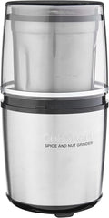 Cuisinart Spice and Nut Grinder, Push-Top Lid for On/Off, Dishwasher Safe | Electric grinder with heavy-duty motor, stainless steel blades, push-top operation & compact, easy-to-clean design, SG-10
