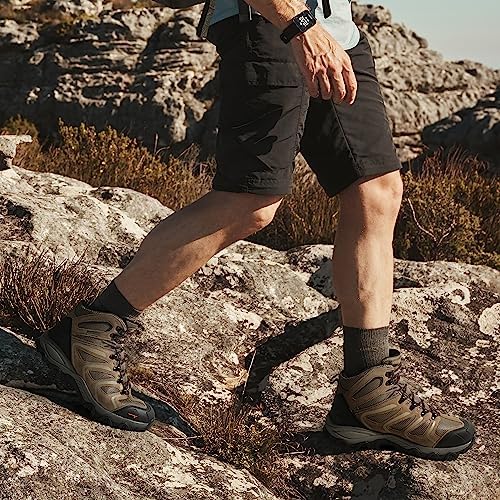 NORTIV 8 Men's Ankle High Waterproof Hiking Boots