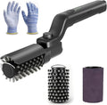 Electric Grill Brush Rechargeable for Outdoor Grill,3-Speed Rotary BBQ Cleaning Tool with 180° Adjustable Head,Stainless Steel Wire Automatic Grill Cleaner,No Bristle Shedding for Outdoor Camping
