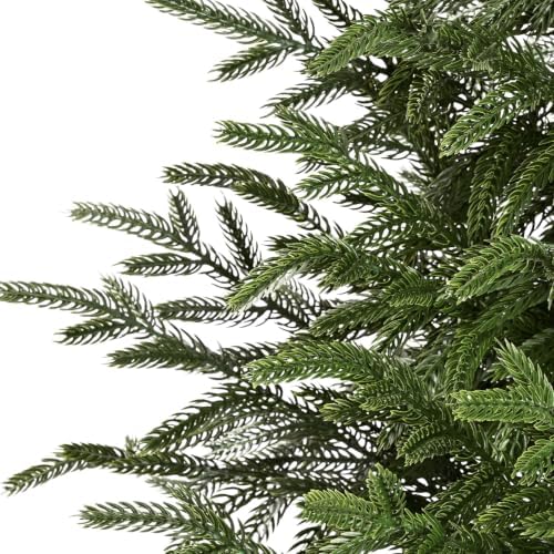 3FT 2PCS Artificial Small Christmas Tree, Norfolk Pine Tree Potted