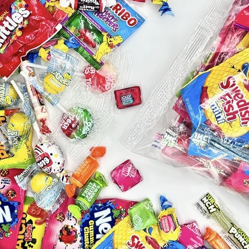 Bulk Candy Variety Pack - 8 lb Candy - Bulk Individually Wrapped - Candies - Trick Or Treat Candies - Piñata Filler Stuffers - Pinata Stuffers - Party Favors - July 4th (Pack of 2)