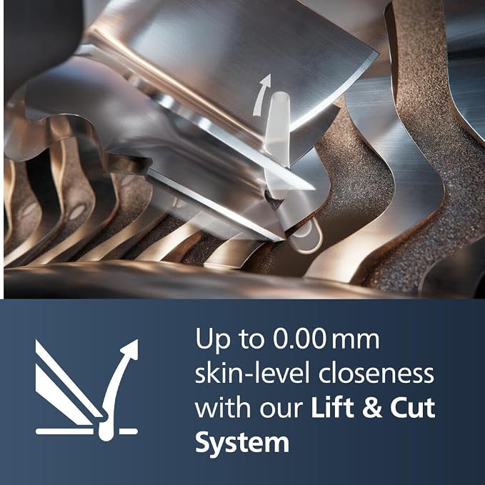 Philips Norelco Shaver Series 9000 Prestige Special Edition, Wet & Dry Electric Shaver, Lift/Cut & SenseIQ Technology, Nose & Precision Trimmer, Cleaning Pod & Premium Case, SP9842/85