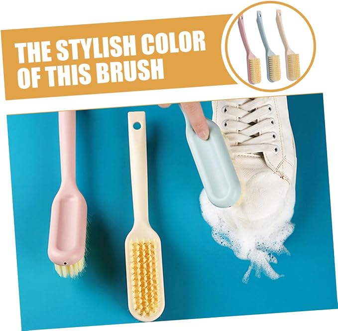 GALPADA 6pcs Soft Shoe Cleaning Brush Ergonomic Handheld Scrub Brushes for Shoes Clothes and Bathroom Versatile Cleaning Tools