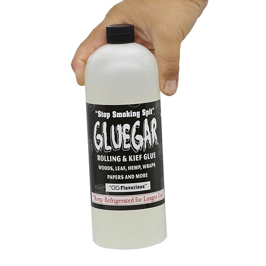 GlueGar- 4oz - 1 Gallon - Roller Size Bottles (Natural Rolling Glue, Cigar Glue, Paper Glue, Wrap Glue) (Berries, 1 Liter)