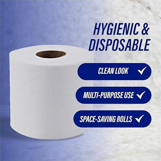 Genuine Joe - GJO2550096 2-ply Standard Bath Tissue Rolls (Pack of 96 Rolls)
