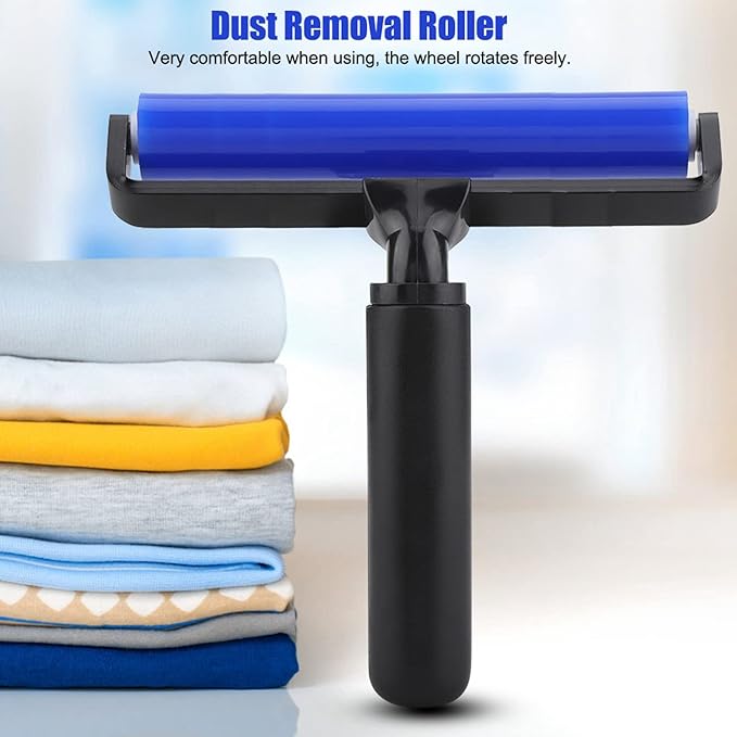 Dust Removal Roller, Hair Remover, i Static Silicone Roller, er Tool for ing Screen, Glass and Film(8 inches)