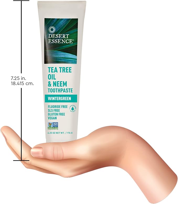 Tea Tree Oil & Neem Wintergreen Toothpaste (6pk)