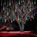 Multicolor Icicle Lights Outdoor, 40-Tube Meteor Shower Light for Christmas