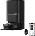 DREAME L60 Pro Ultra Robot Vacuum and Mop with Auto-Empty, 35,000Pa Suction, Hot Water Mop Self-Cleaning, and Smart Obstacle Avoidance, Black