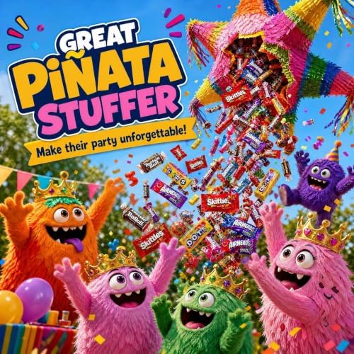 Pinata Candy Bulk, 5 Pound Bulk Candy, Party Favor Variety Pack