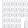50 Pack Plastic Soap Dispenser Bulk Empty Pump Bottles Dispenser with Long Pump 10 oz Refillable Dish Soap Hand Washing Bottles Lotion Bottle for Kitchen Bathroom(White)