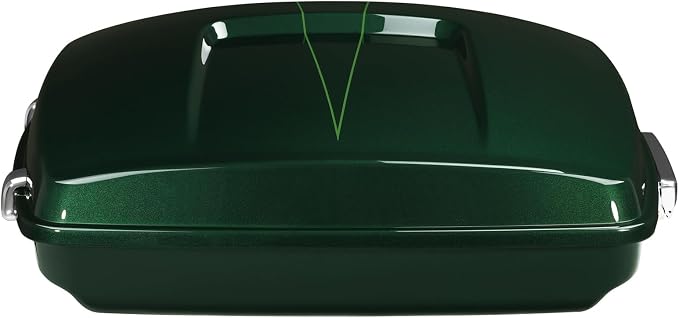 5.5" Razor Motorcycle Trunk W/Latch Key Fit For Harley 2014-2025 Touring CVO Road King Street Glide Electra Glide Ultra Limited Pack Deep Jade Pearl