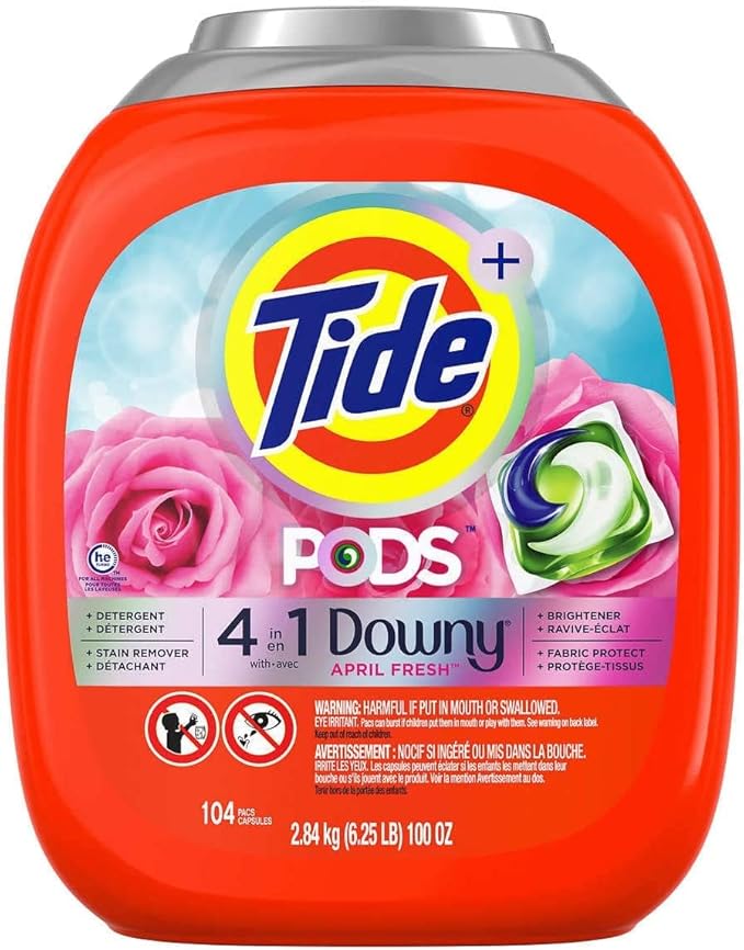 Tide Pods with Downy April Fresh, 104 Count