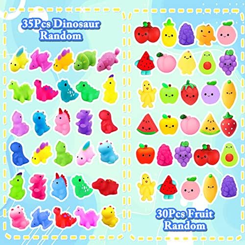 400Pcs Fidget Toys Bulk, Squishies Toys Sensory Stress Relief Mini Pop Keychain for Kids Party Favors Birthday Gifts
