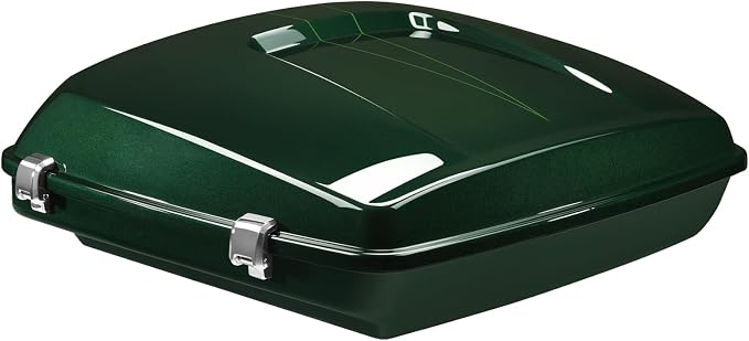 5.5" Razor Motorcycle Trunk W/Latch Key Fit For Harley 2014-2025 Touring CVO Road King Street Glide Electra Glide Ultra Limited Pack Deep Jade Pearl