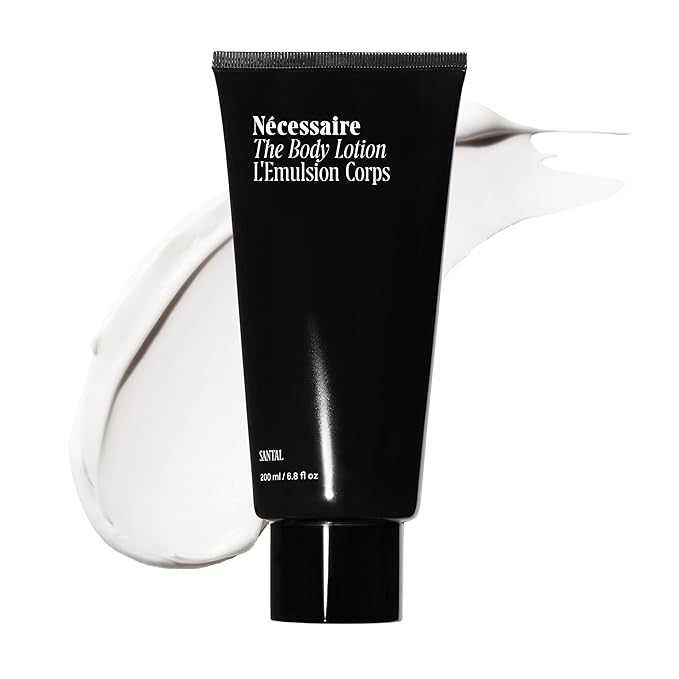 Nécessaire The Body Lotion – Santal - Multi-Peptide - Firming Body Lotion for Women + Men. 2.5% Niacinamide. Non-Comedogenic Moisturizer for Sensitive Skin. Dermatologist-Tested – 200ml/6.8 fl oz