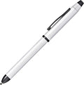 Cross Tech3+ Refillable Multi-Function Ballpoint Pen with Stylus, Medium Ballpen And Pencil, Includes Premium Gift Box - Brushed Chrome