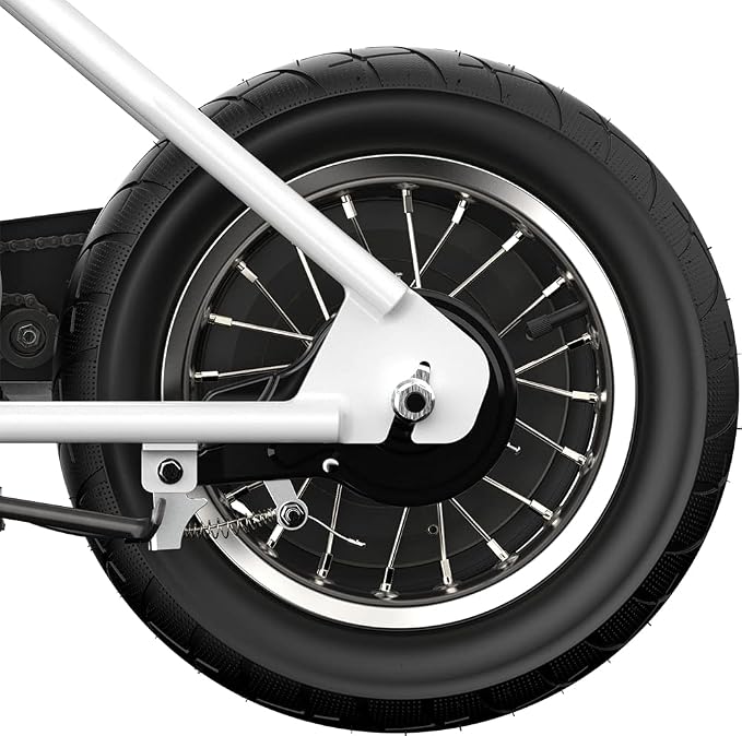 Razor Rambler 12 for Ages 13+ – 24V Electric Minibike with Retro Style, Up to 14 mph, Wide 12" Air- Filled Tires, High-Torque 250-watt Motor, Up to 40 Minutes Ride Time, for Riders up to 170 lbs
