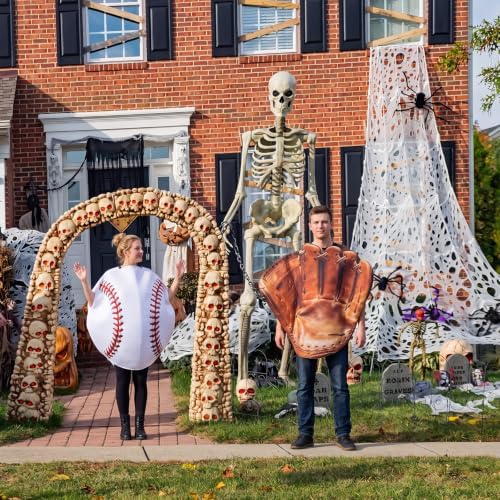 Liitrsh Halloween Baseball Costume Set for Adult Couples