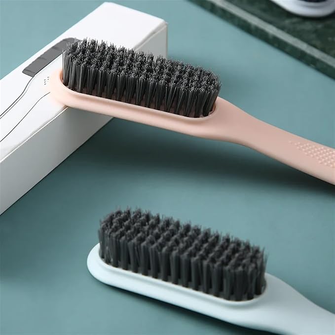 Shoes Brush,Cleaner Brush,2pc Portable Shoes Cleaning Brush Sneakers Washing Brushes Long Plastic Household Cleaner Accessories Shoe Polish Brushes(Green)
