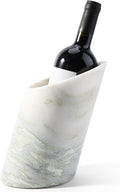 BCS Marble Wine Bottle Chiller - Versatile Wine Chillers for Bottles - Applicable to Kitchen Utensil Holder, That Also Serve as Lamp Shade(Bianco Palomino)