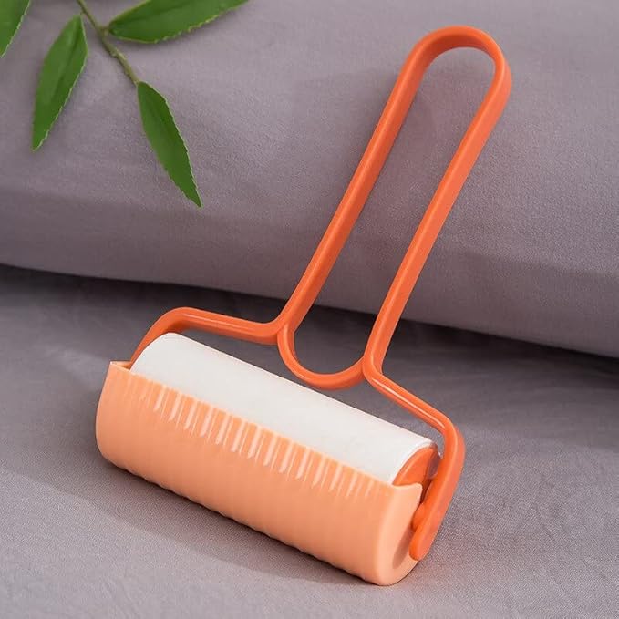 4PCS Tearable Roller Sticking Device Household Clothes Hair Pet Cleaning Removal Brush Suction(Blue)