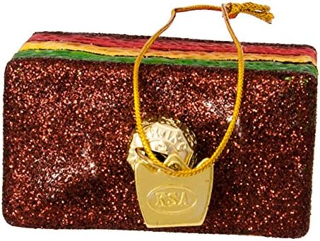 Kurt Adler Noble Gems Cookie Glass Ornament Set, 6-Piece Box Set