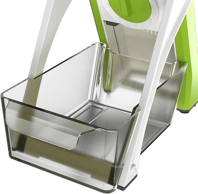 Mandoline Slicer for Kitchen & Safe Vegetable Chopper & Adjustable Mandoline Slicer. can't Detachable Blade, Vegetable Slicer can Cut Slicing, Strips, Shredding, Dicing, Chop