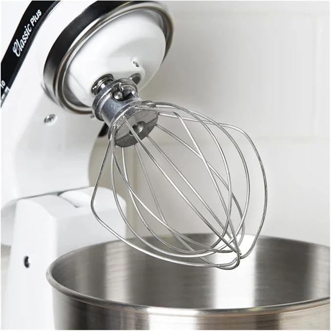 Stainless Steel Balloon Wire Whip, Compatible For KitchenAid, Mixer Attachment K45WW Whip For KSM90 KSM150 Cake Balloon Whisk Egg Cream
