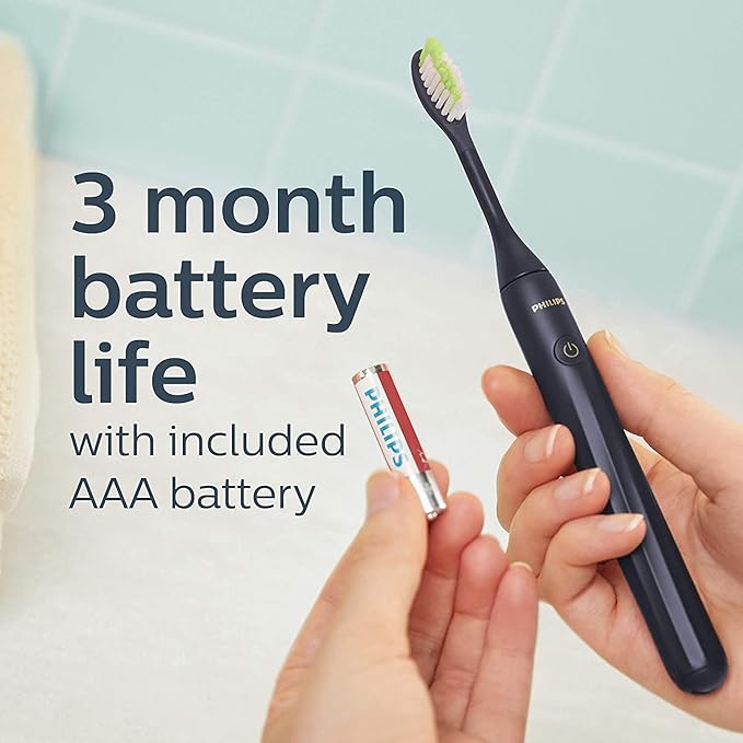Philips Sonicare One Electric Toothbrush with Travel Case and 2pk Heads - Midnight Blue, HY100-01