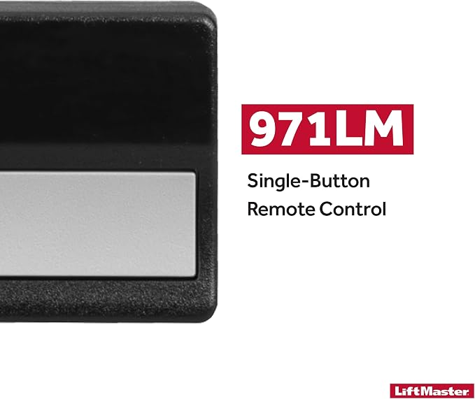 LiftMaster 971LM Security+ 1-Button Garage Door Opener Remote Control with Visor Clip - Pack of 2
