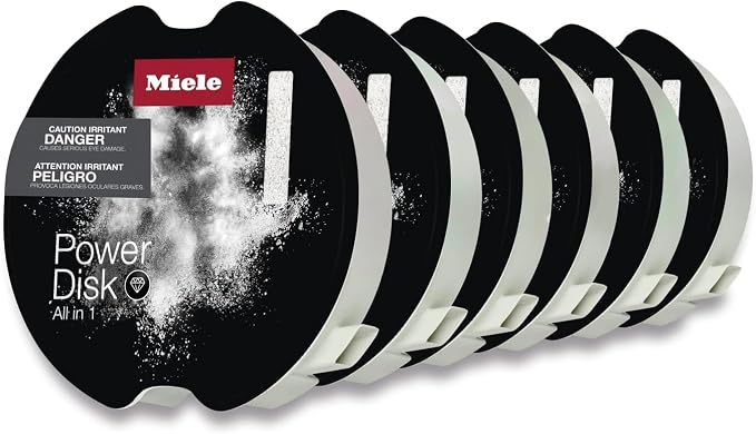 Miele Miele PowerDisk All in 1 Dishwasher Detergent for Dishwashers with AutoDos, 6-Pack
