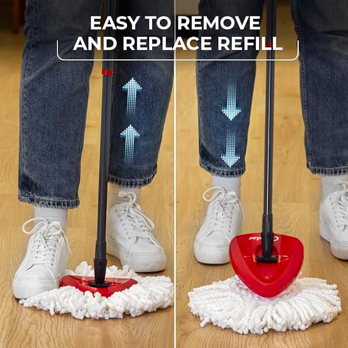 O-Cedar 2 Easywring Refills + 1 Deep Clean Refill (Variety Pack)