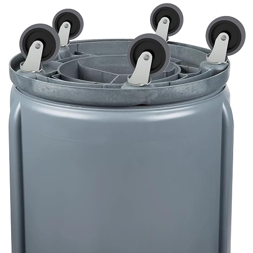 RILIDRI Replcament Casters for Brute Trash Bin Dolly Set of 10, 3-Inch Trash Can Dolly Replacement Wheels(375LBS-2)