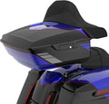 Advanblack 2025 RG Tour Trunk Pack Blue Streak King Tour Trunk Pack+Wrap-Around Backrest Pad Fits For Harley Touring CVO Road King Street Glide Electra Glide Ultra Limited 1997-2025