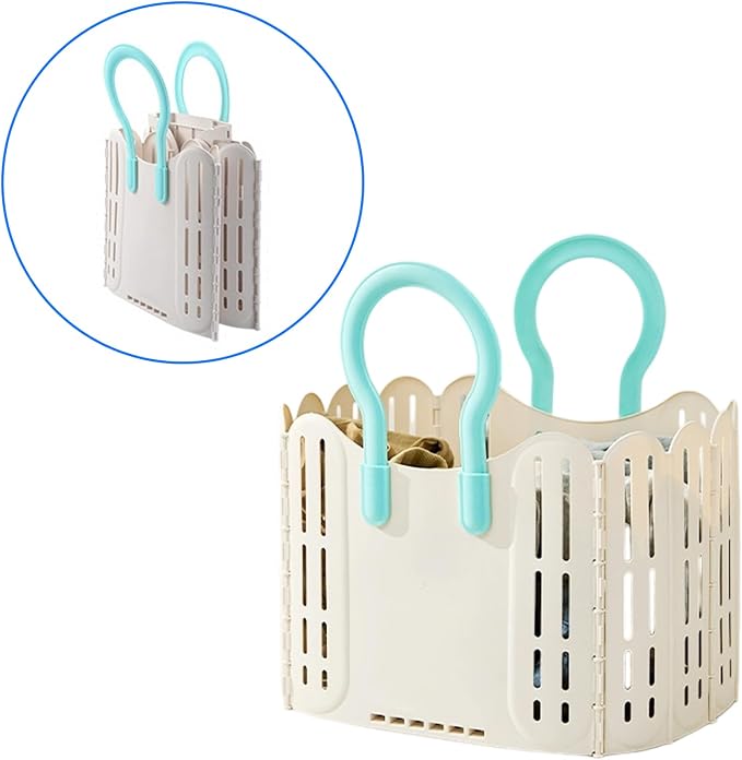 Collapsing Laundry Basket Pliable Obstruct for College Dormitory Space Saving Plan Permanent Ventilated Net
