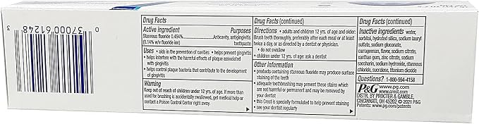 Crest Pro Health Ultra Gum Detoxify Toothpaste (4-Pack, 5.2 oz each)