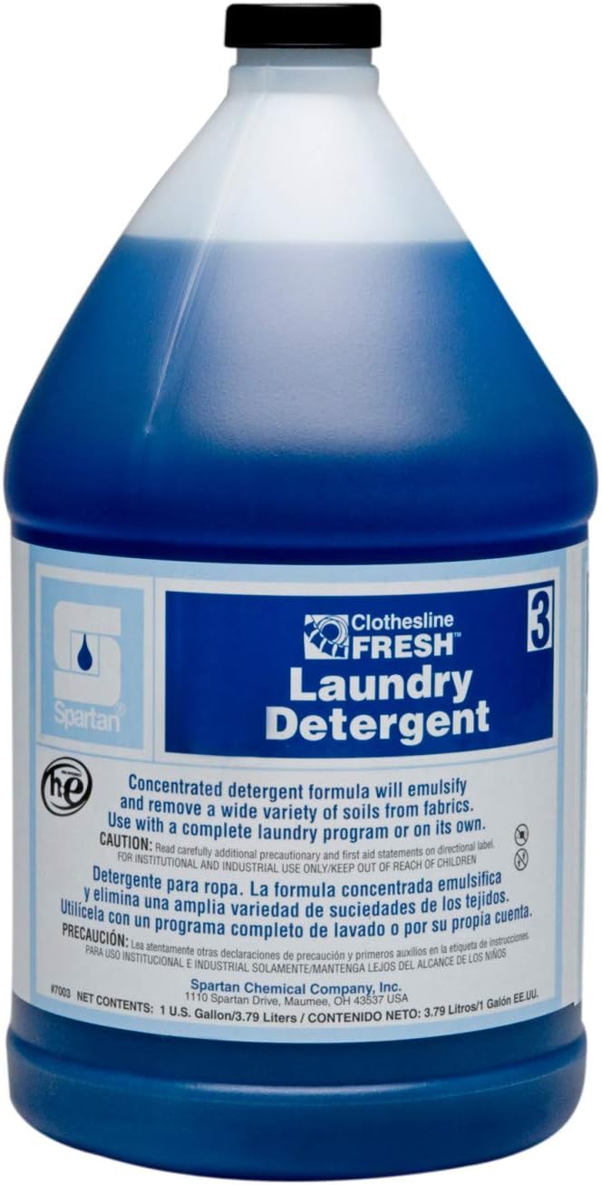 Clothesline Fresh Laundry Detergent 3 Clothesline Fresh Laundry Care # 700304, 4 gal per cs -(1 CASE)