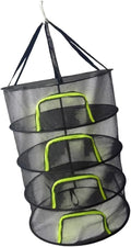 Portable Laundry Drying Rack for Fruits Vegetables Fish and Clothing Compact Foldable Suspended Net Camping Drying Rack
