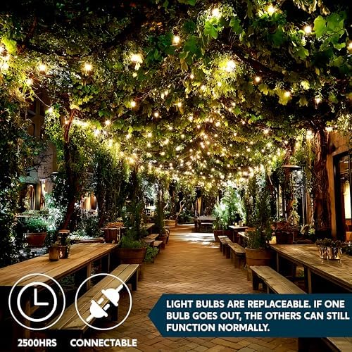 Joiedomi Clear Christmas String Lights Indoor,400(4x100) Mini White Fairy Light,86FT Lighting Decor for Patio Dorm Classroom Bedroom Holiday Wedding Party Garland Birthday Festival,Green Wire