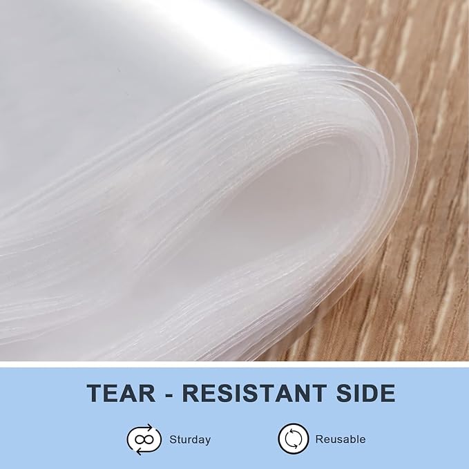 joybest 8 X 10 Inch (1000 Pcs) Clear Plastic Bags, Reclosable Zipper Poly Bags with Resealable Zip Top Lock for Brochure, Prints, Notebook, Document Storage