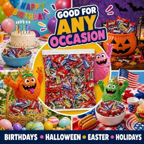 Pinata Candy Bulk, 5 Pound Bulk Candy, Party Favor Variety Pack