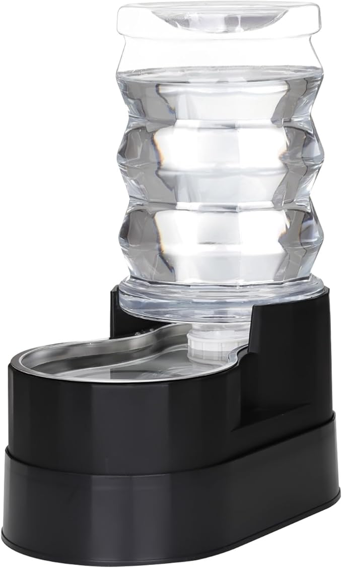RIZZARI 7L Raised Dog Water Dispenser: Stable Base Design | Gravity Fed/No Power Needed/Anti-Spill Base/for Senior Dogs & Large Breeds/Garage/Garden/Easy-Clean