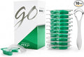 Opalescence Go 15 Hydrogen Peroxide Prefilled Teeth Whitening Trays 5194-TS | Hydrogen Peroxide 15% - Includes & Tongue Scraper - Developed by Dentists (10 Treatments) Mint Flavor